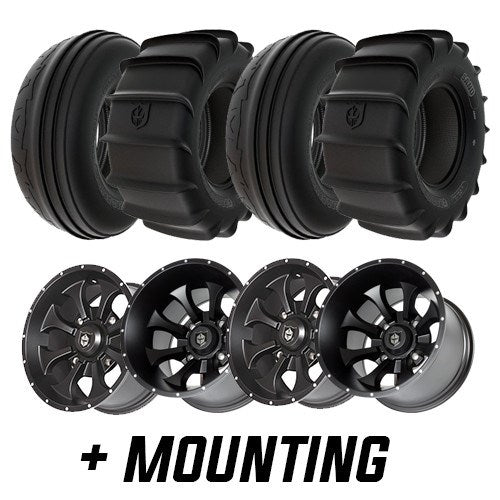 Pro Armor Sand Tire & Wheel 15" Kit / 30" Tires 4/156 Bolt Pattern + Free $75 Rad Parts Gift Card - Rad Parts