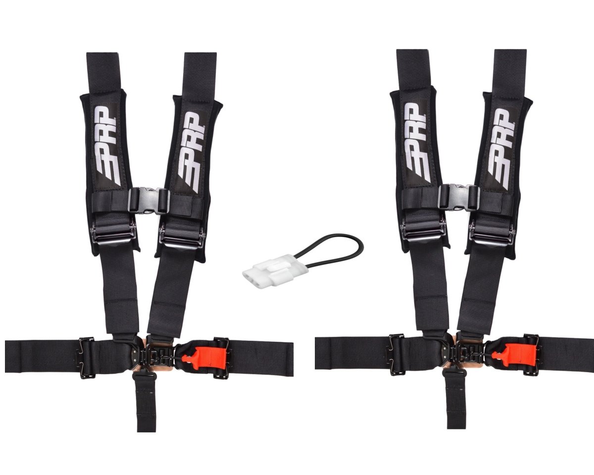 PRP 5 Point Harness Set in Black 5.3 with Override Bypass plug - Rad Parts