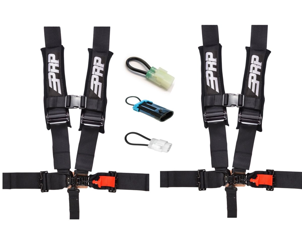 PRP 5 Point Harness Set in Black 5.3 with Override Bypass plug - Rad Parts