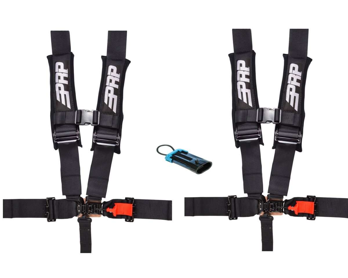 PRP 5 Point Harness Set in Black 5.3 with Override Bypass plug - Rad Parts
