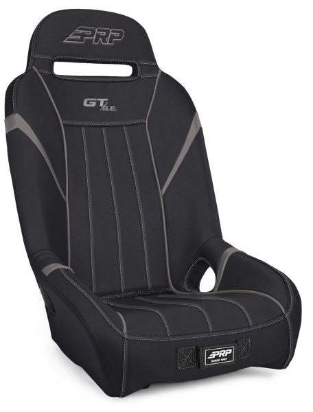 PRP GT/S.E. Extra Wide (+1") Suspension Seat - Black & Grey - Rad Parts