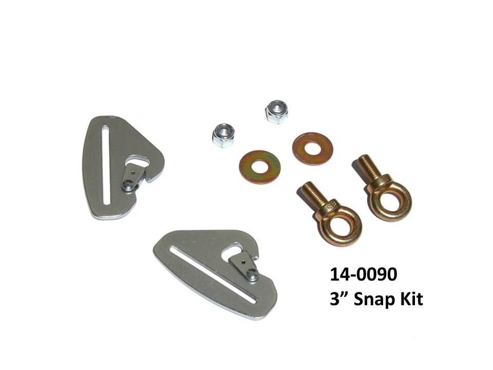 Quick Release Harness Mounting Kit for 2" Harnesses 14-0088 pack of 2 - Rad Parts