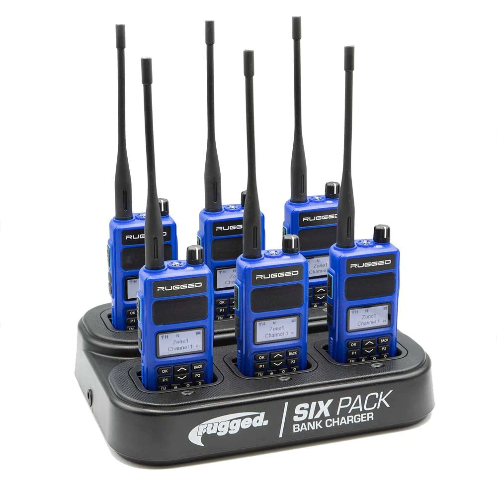 R1 Handheld Radio 6-Pack Bank Charger | Rugged Radios - Rad Parts