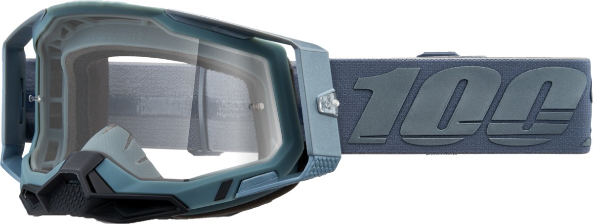 Racecraft 2 Goggle Battleship Clear Lens - Rad Parts