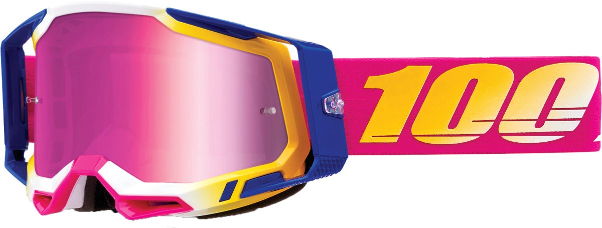 Racecraft 2 Goggle Mission Mirror Pink Lens - Rad Parts