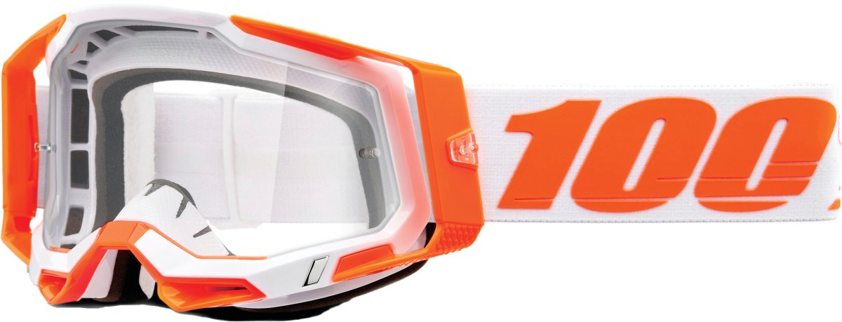 Racecraft 2 Goggle Orange Clear Lens - Rad Parts