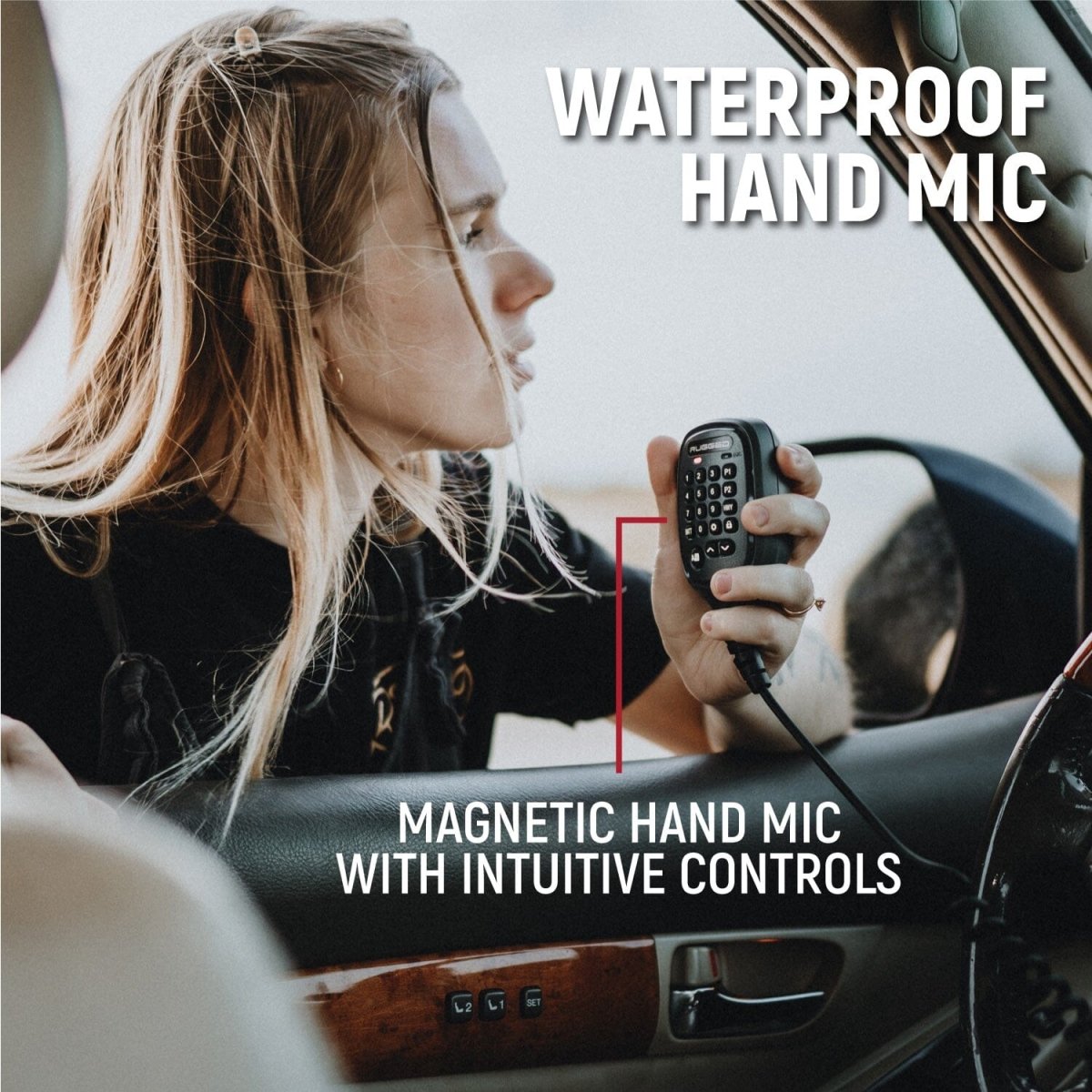 Radio Kit - Rugged G1 ADVENTURE SERIES Waterproof GMRS Mobile Radio with Antenna - Rad Parts