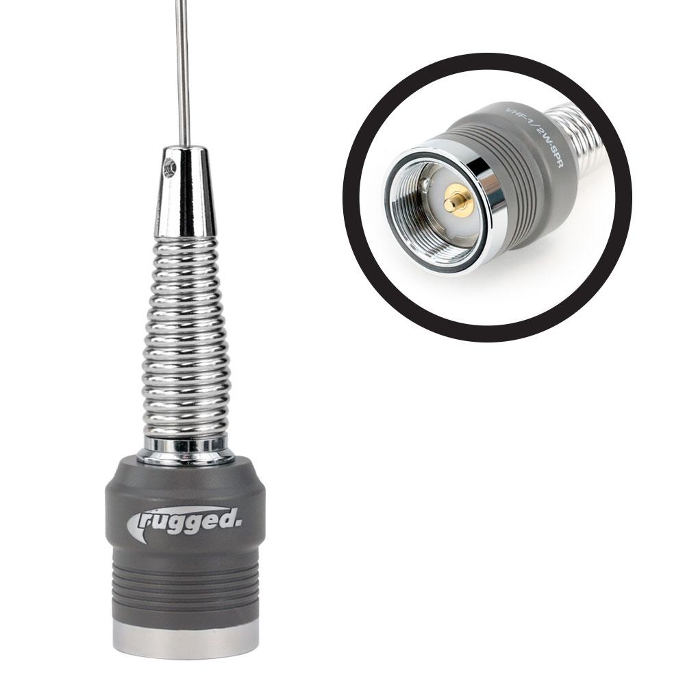 Radio Kit - Rugged M1 RACE SERIES Waterproof Mobile with Antenna - Digital and Analog - Rad Parts