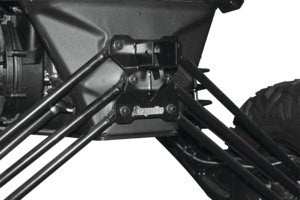 Receiver Hitch 2" for Maverick X3 with black powder coated finish and integrated pull hook