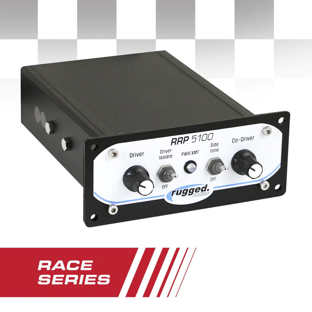 RRP5100 PRO Race Series Panel Mount 2 Person Intercom - Rad Parts