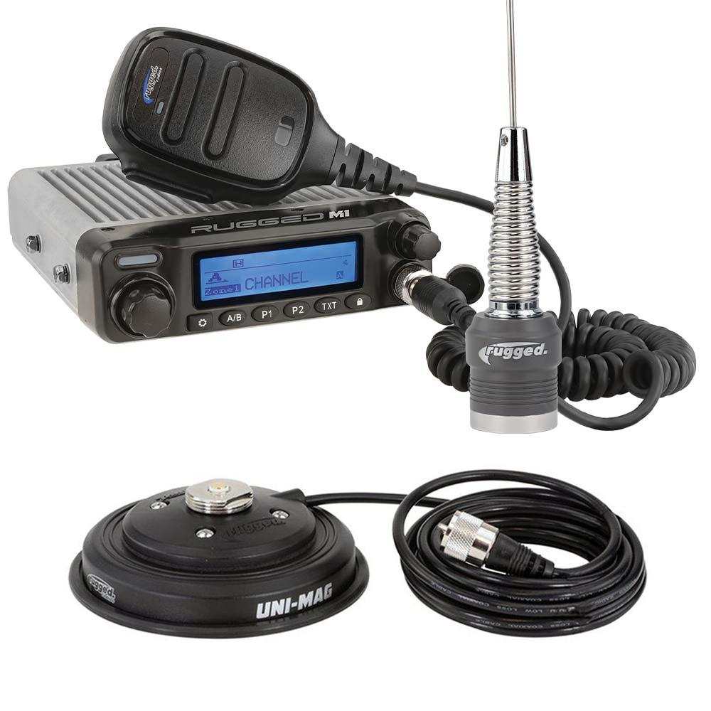 Rugged Radios M1 Digital Mobile Race Radio Kit With Antenna - Rad Parts