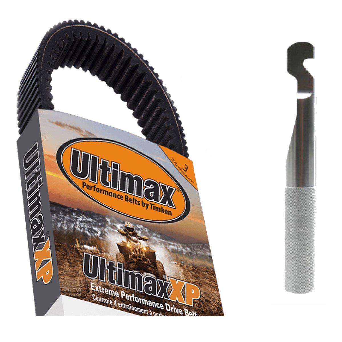 Rzr 1000 XP, 900, and General Timken Ultimax Drive Belt with Upgraded CVT Installation Tool 3 Year Warranty UXP441 - Rad Parts