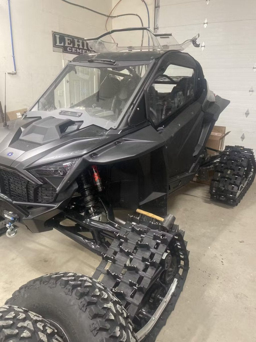 RZR PRO R 2-SEAT Cab Enclosure "THE VAULT" Upper Side Doors & Panels | Dirt Warrior - Rad Parts
