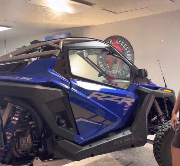 RZR PRO R 2-SEAT Cab Enclosure "THE VAULT" Upper Side Doors & Panels | Dirt Warrior - Rad Parts