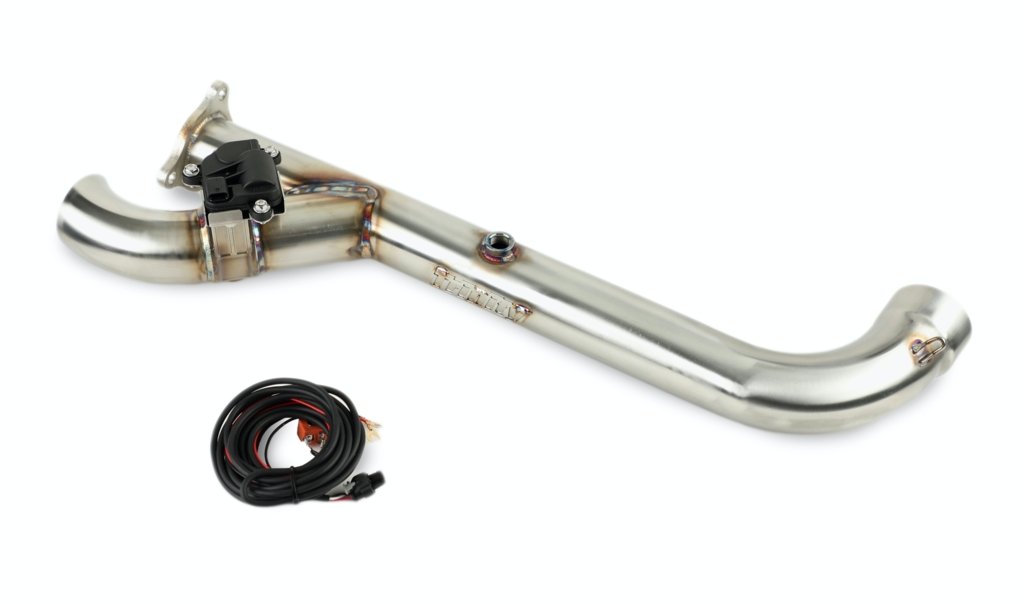 RZR TURBO HEADER PIPE WITH ELECTRONIC BYPASS | TRINITY RACING - Rad Parts