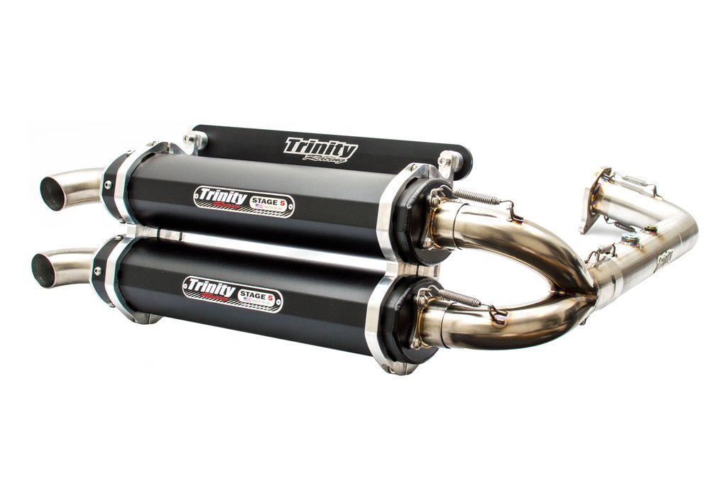 RZR Turbo R Full Exhaust System by Trinity Racing - Rad Parts