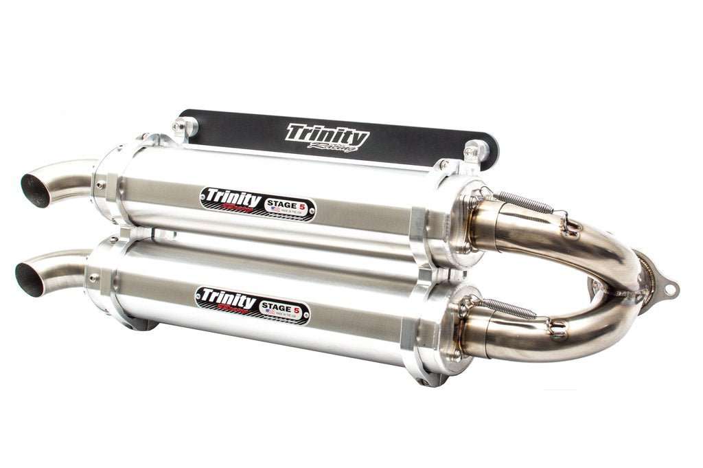 RZR Turbo / S Slip On Exhaust System by Trinity Racing TR-4152S - Rad Parts