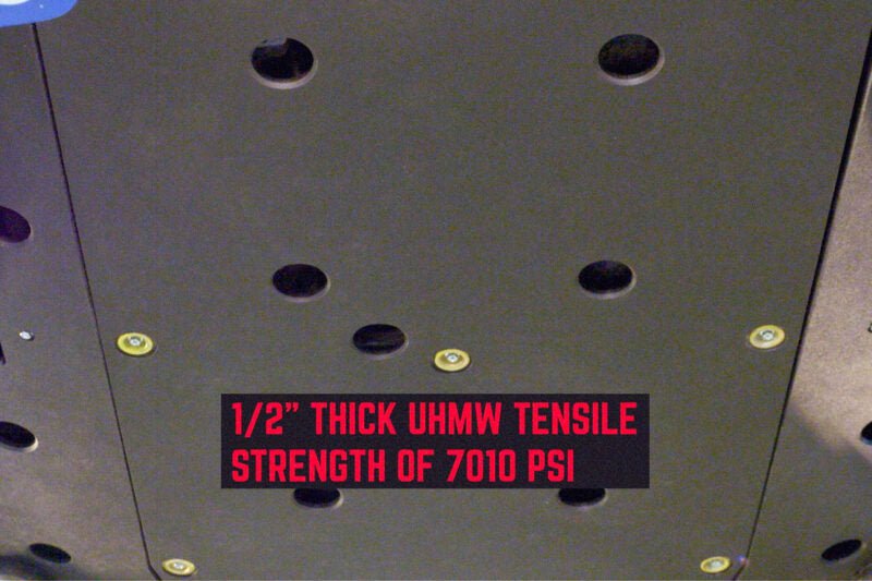 Seizmik Polaris General Skid Plate and Rock Sliders UHMW - Rad Parts