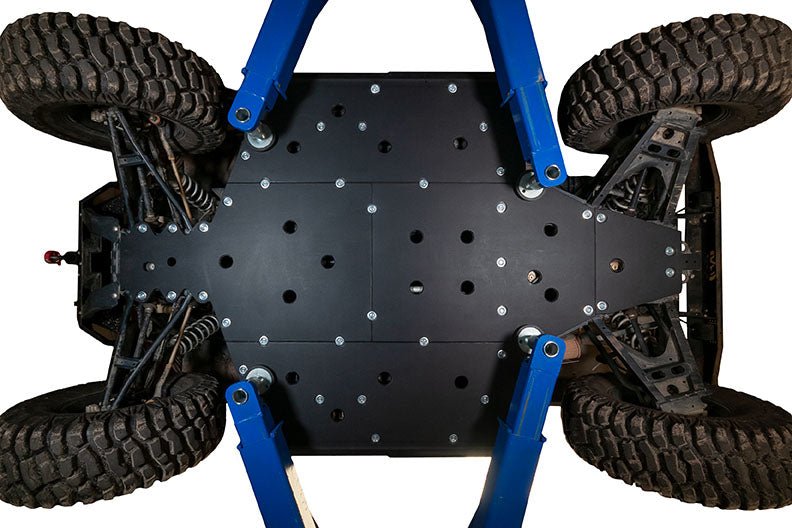 Seizmik Polaris Ranger XP 1000 UHMW Skid Plate Kit with Integrated Rock Sliders - Rad Parts