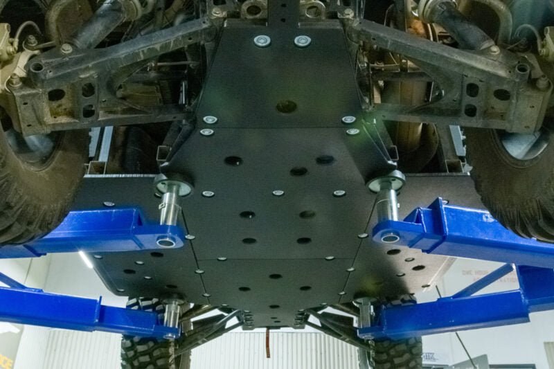 Seizmik Polaris Ranger XP 1000 UHMW Skid Plate Kit with Integrated Rock Sliders - Rad Parts