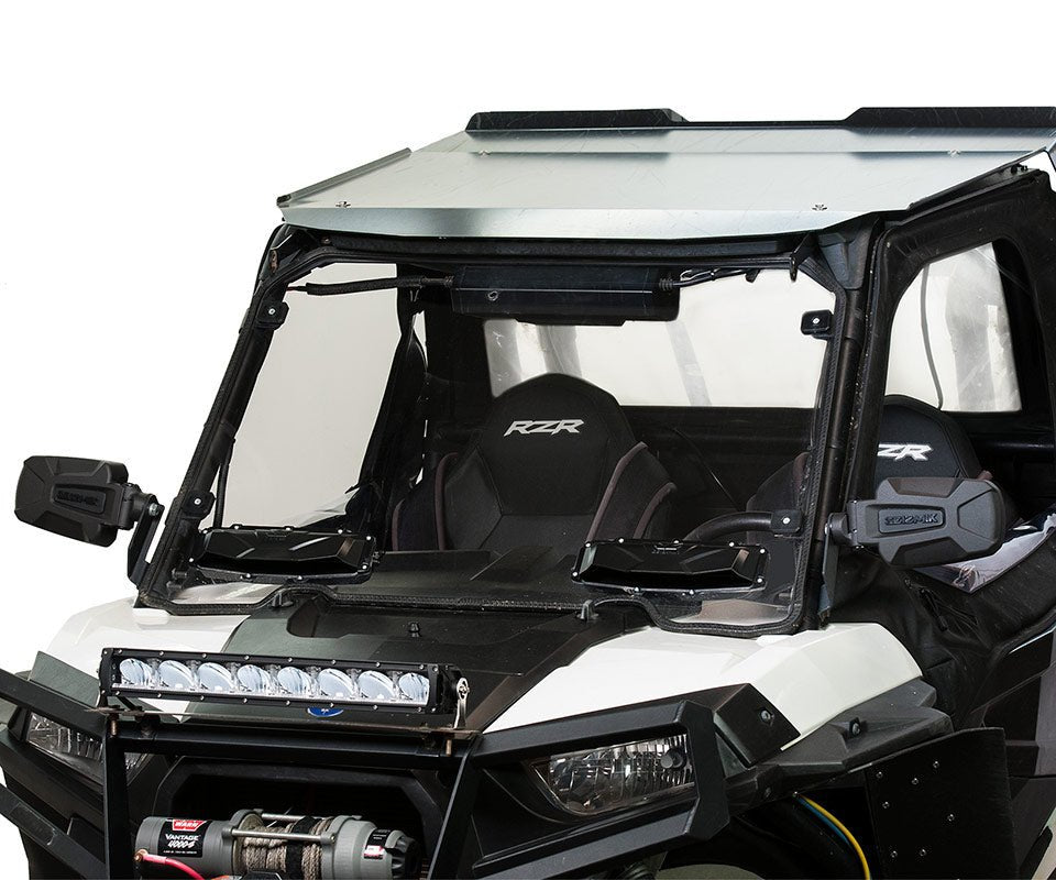 Seizmik Polaris RZR 900S/1000S/1000XP/Turbo Windshield Versa-Vent (Scratch Resistant Poly) - Rad Parts