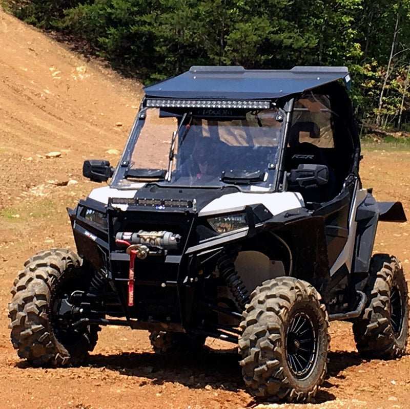 Seizmik Polaris RZR 900S/1000S/1000XP/Turbo Windshield Versa-Vent (Scratch Resistant Poly) - Rad Parts