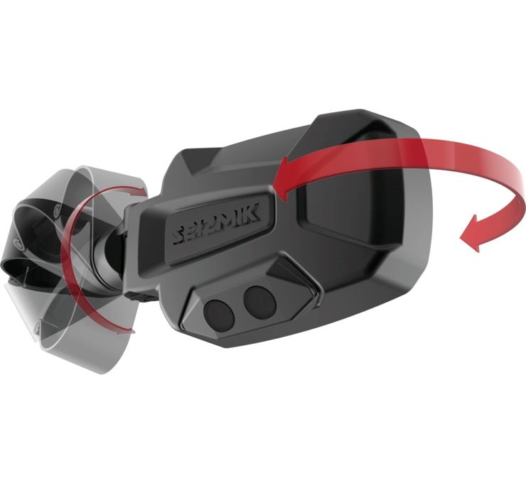 Seizmik Pursuit Night Vision Series Side View Mirror (Pair – Cast Aluminum) – 1.75″ Round Tube - Rad Parts