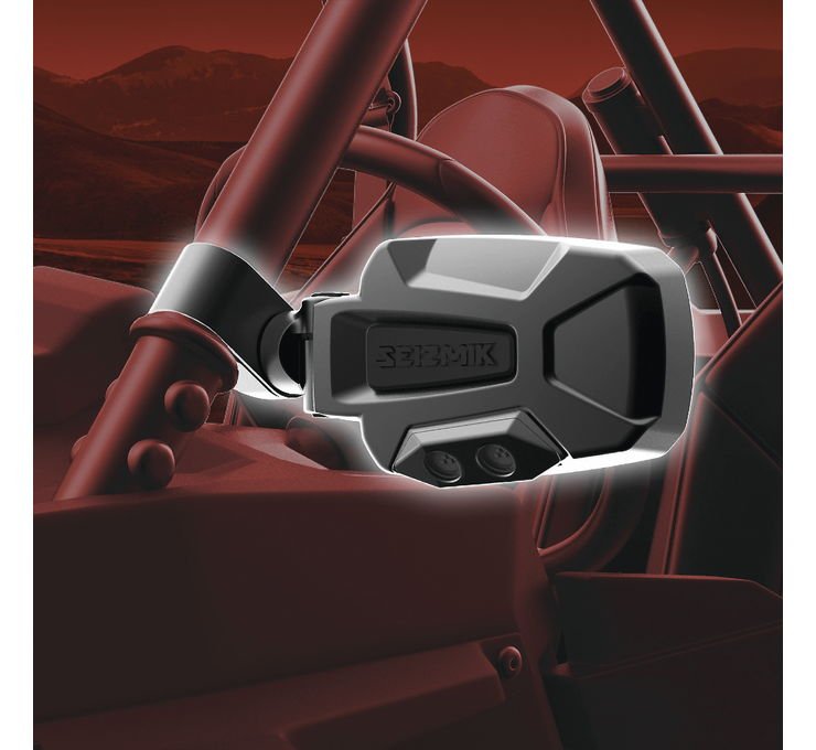 Seizmik Pursuit Night Vision Series Side View Mirror (Pair – Cast Aluminum) – 1.75″ Round Tube - Rad Parts