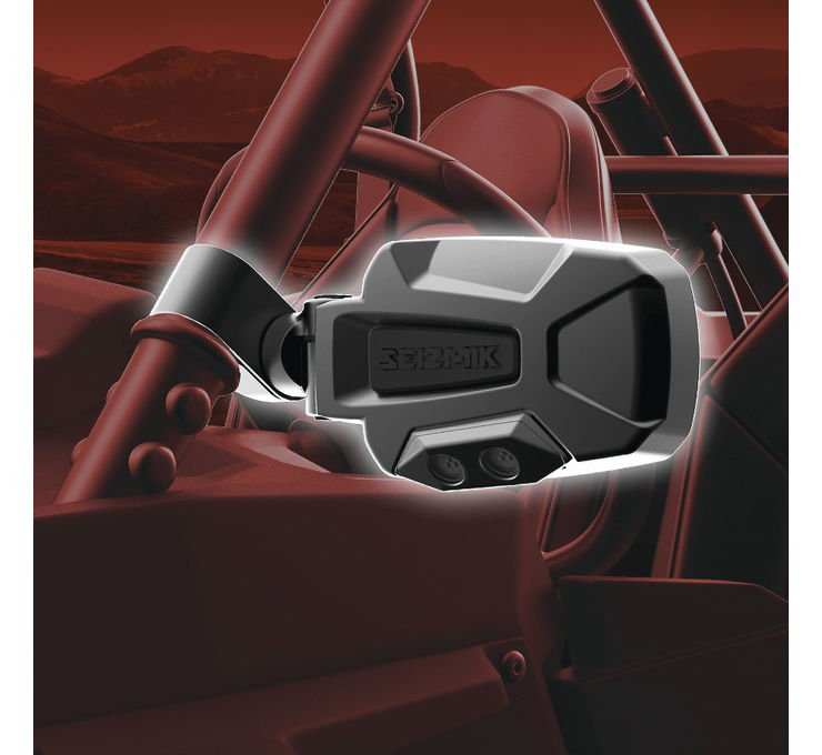 Seizmik Pursuit Night Vision Series Side View Mirror (Pair – Cast Aluminum) – 1.75″ Round Tube - Rad Parts