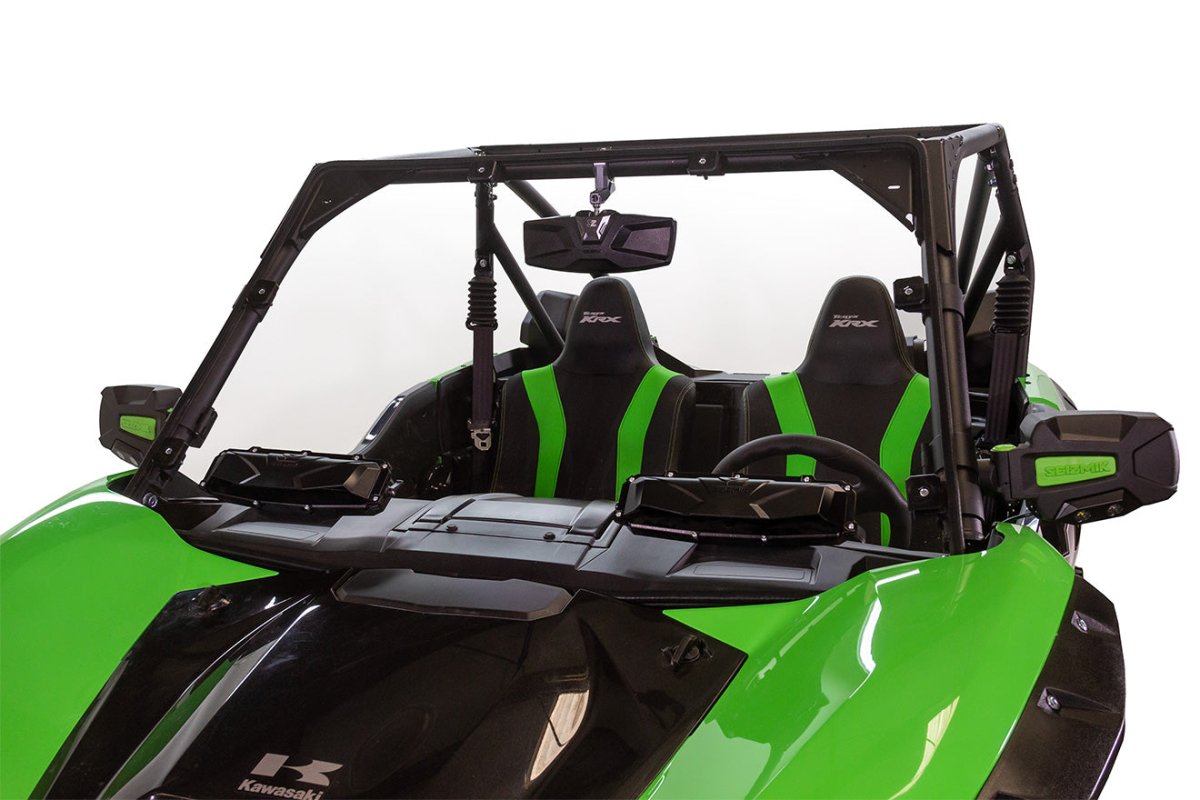 Seizmik Windshield Versa-Vent for Kawasaki KRX 1000 Hard Coated Poly **Clearance** - Rad Parts