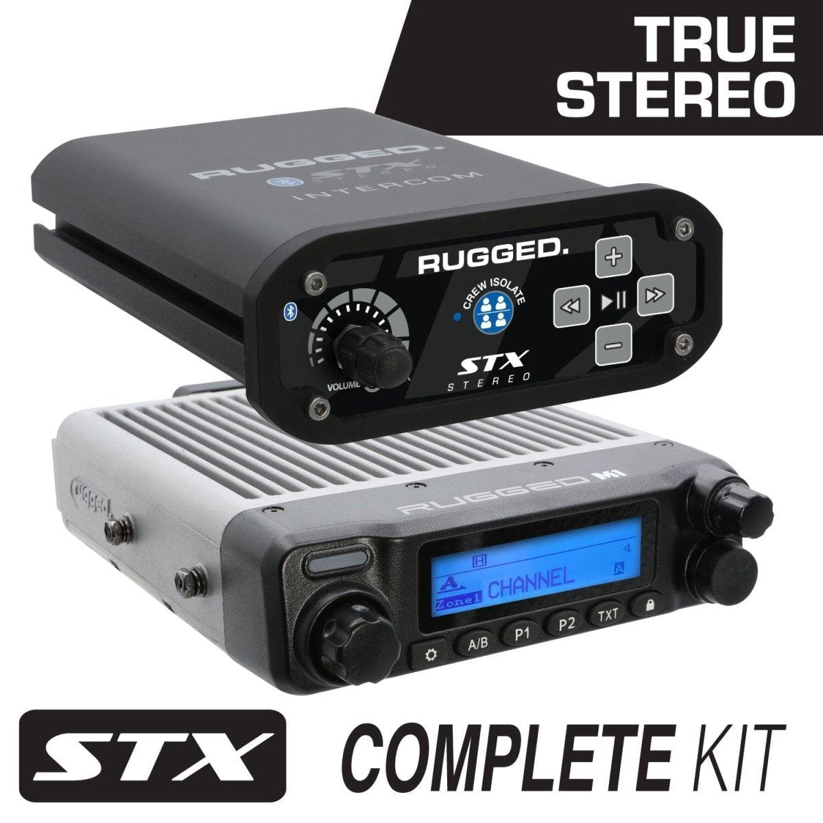 STX STEREO Complete Master Communication Kit with Intercom and 2-Way Radio - Rad Parts