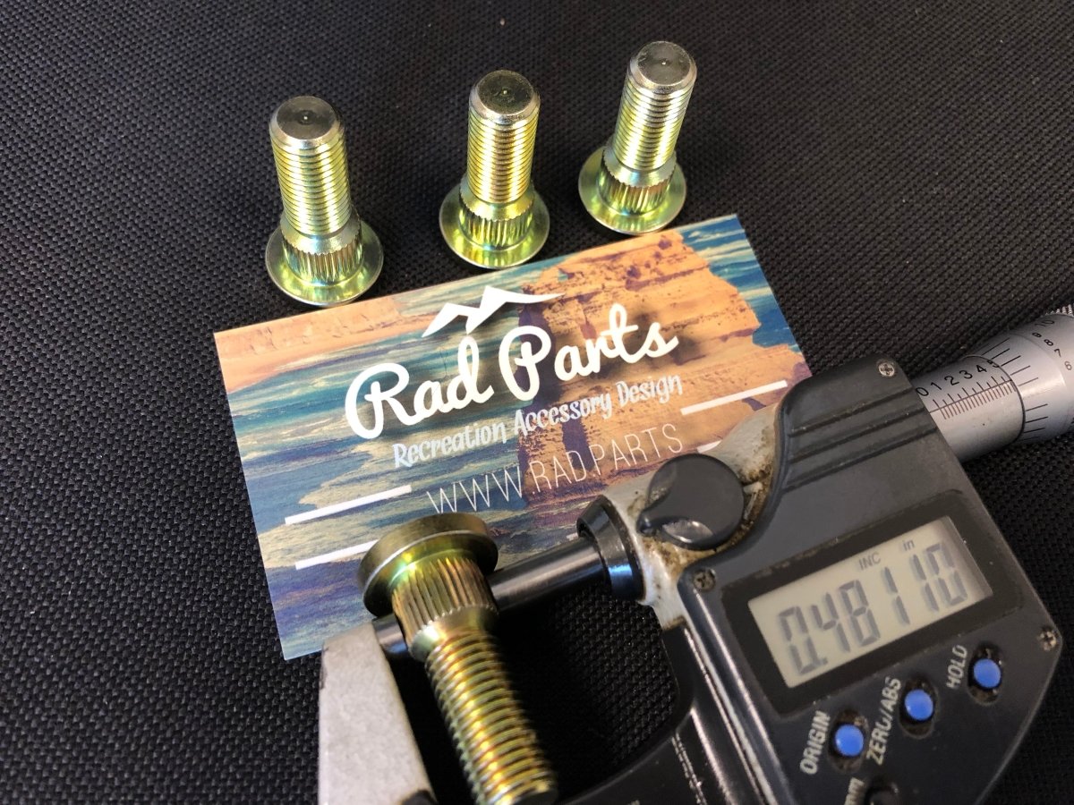Suzuki EXTENDED ATV Wheel Studs - Rad Parts