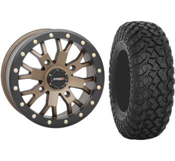 System 3 Beadlock Wheels Package 4/137 Wheels with 32" RT320 Race and Trail Tires - Rad Parts