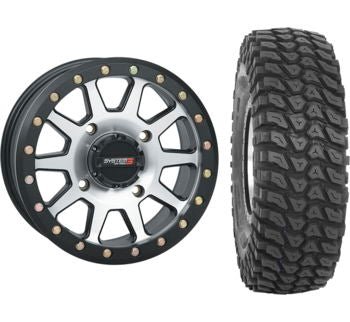 System 3 OFFROAD 15" Beadlock 4/137 Wheels Package with XCR 350 Tires - Rad Parts