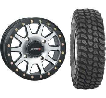System 3 OFFROAD 15" Beadlock 4/137 Wheels Package with XCR 350 Tires - Rad Parts