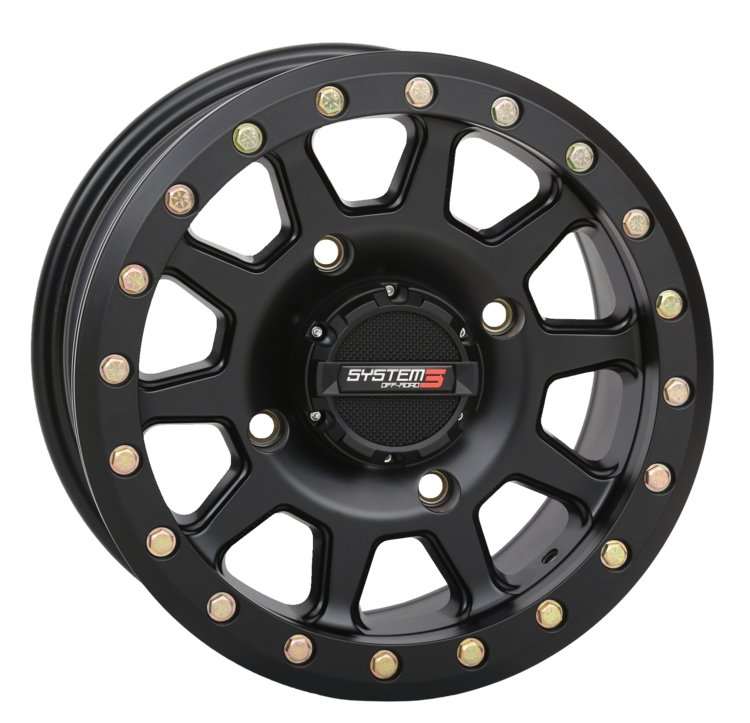 System 3 OFFROAD 15" Beadlock 4/137 Wheels Package with XCR 350 Tires - Rad Parts