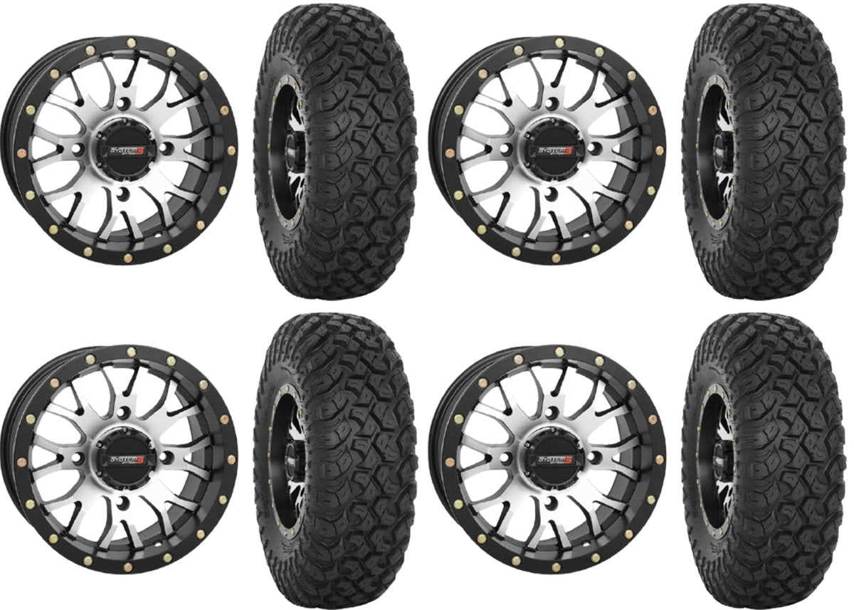 System 3 Wheel and Tire Combo St-3 Simulated Beadlock Wheel with RT320 Off-Road Tires - Rad Parts