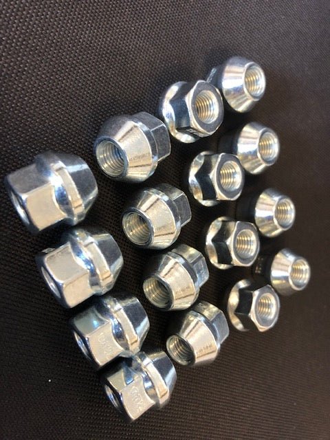 Tapered Chrome ATV Lug Nuts 10mm x 1.25mm Thread Pitch - Rad Parts