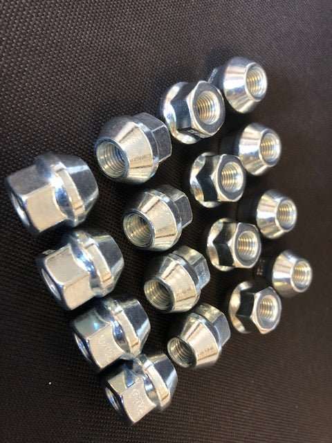 Tapered Chrome ATV Lug Nuts 10mm x 1.25mm Thread Pitch - Rad Parts