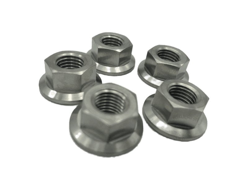 Titanium Flange Nuts M10x1.25 - Rad Parts