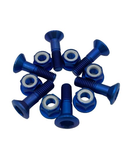 Titanium Sprocket Bolts and Nuts Pack Of 6 Kit by R.A.D. Honda Kawasaki KTM Yamaha Dirtbike - Rad Parts