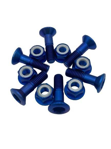 Titanium Sprocket Bolts and Nuts Pack Of 6 Kit by R.A.D. Honda Kawasaki KTM Yamaha Dirtbike - Rad Parts