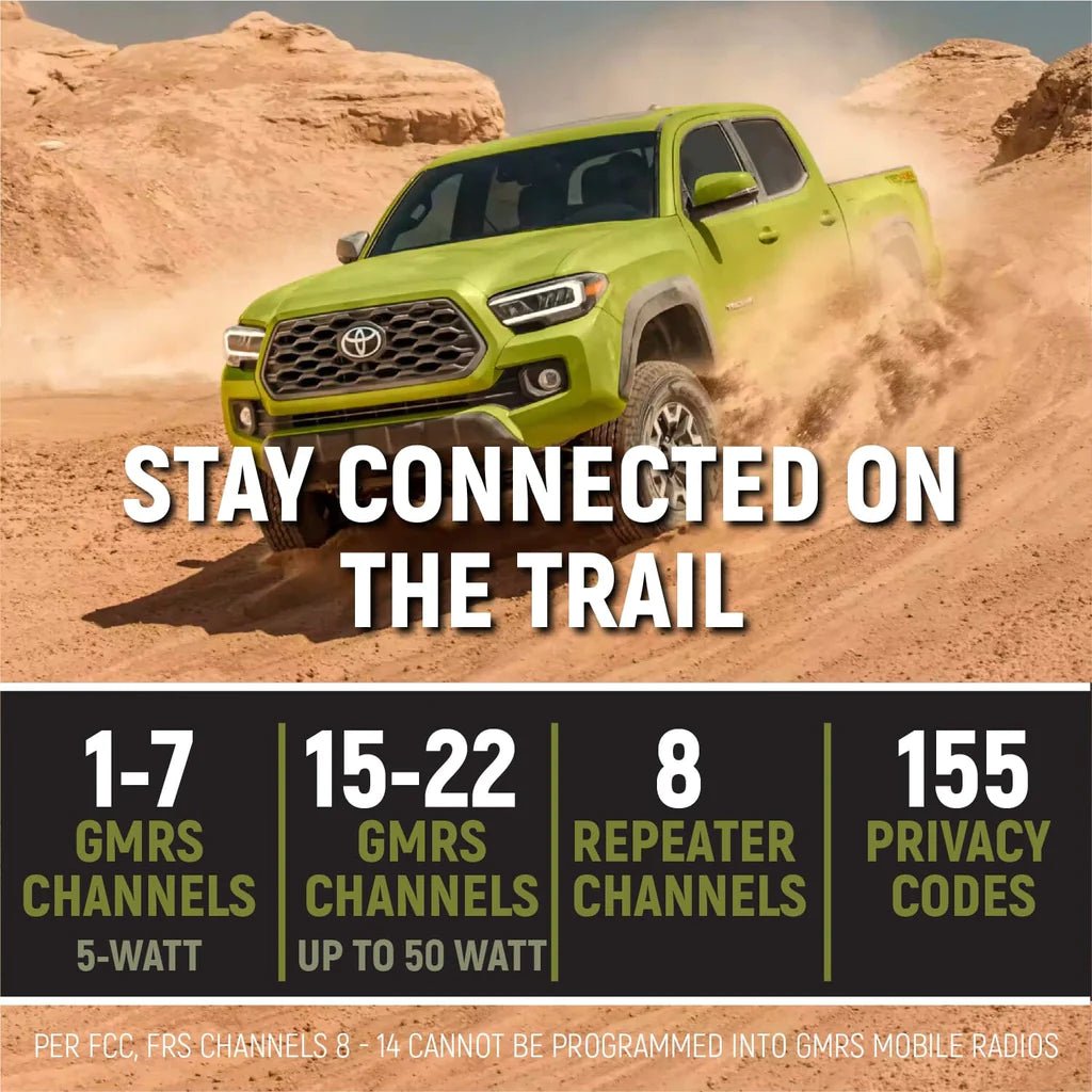 TK3 Toyota Radio Kit - GMR25 Waterproof Radio for Tacoma - 4Runner - Lexus - Rad Parts