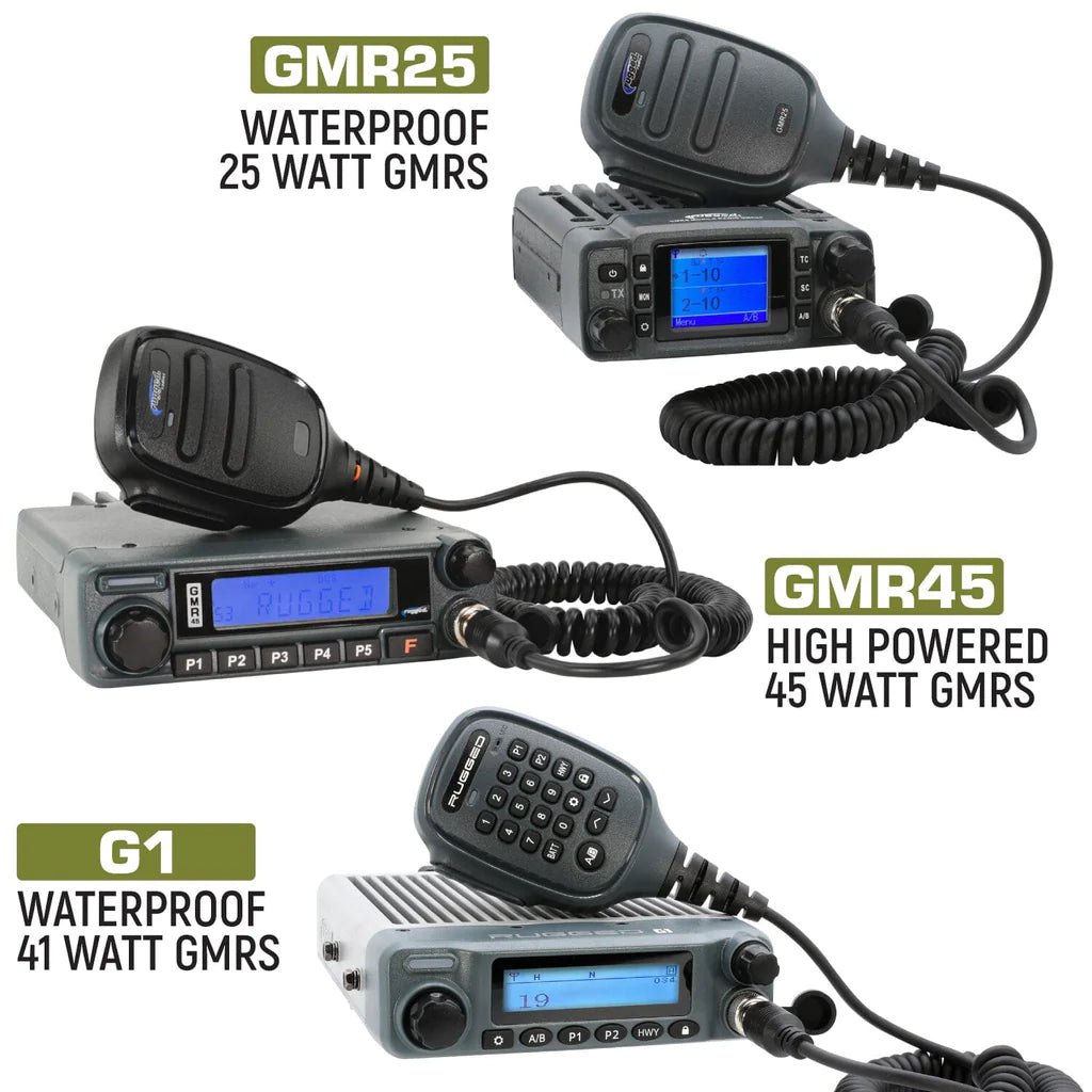 Toyota Radio Kit GMRS Waterproof Mobile Radio for Toyota Tundra | Rugged Radios - Rad Parts
