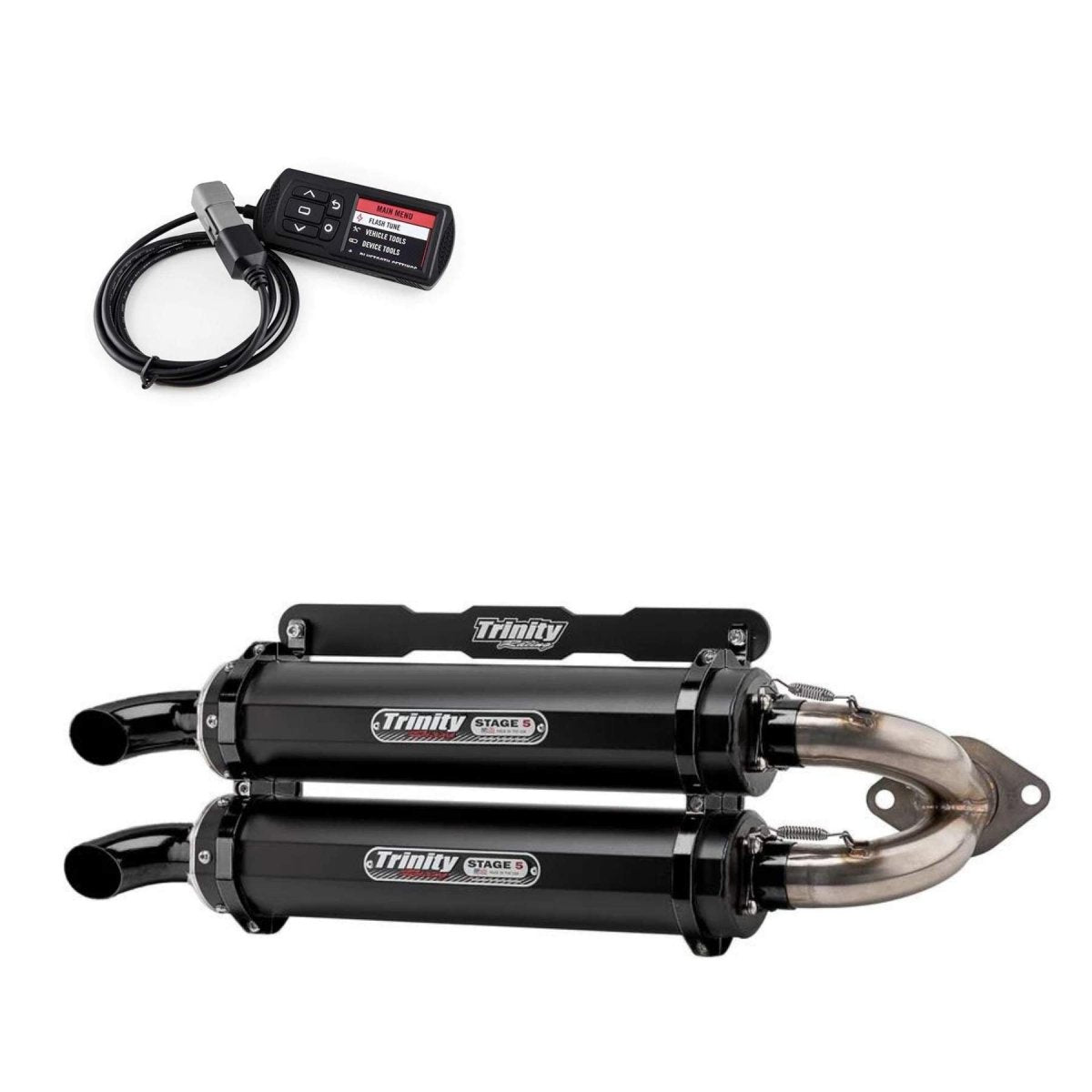 Trinity Racing Polaris RZR RS1 EXHAUST SYSTEMs FITS 2018-2020 STAGE 5 BY TRINITY RACING WITH POWERVISION REFLASH TUNER - Rad Parts