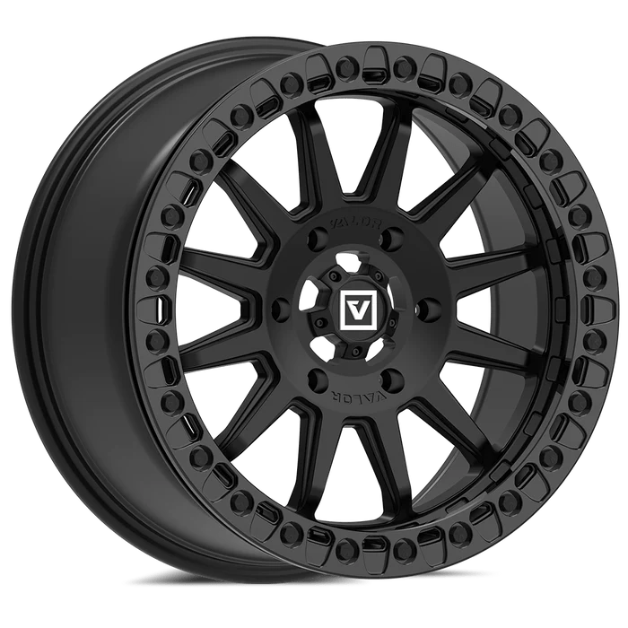 V09 6x5.5 UTV Satin Black Wheel | Valor Offroad - Rad UTV Parts