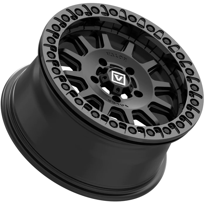 V09 6x5.5 UTV Satin Black Wheel | Valor Offroad - Rad UTV Parts