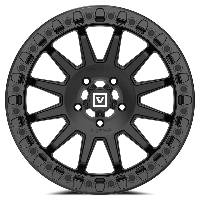 V09 6x5.5 UTV Satin Black Wheel | Valor Offroad - Rad UTV Parts
