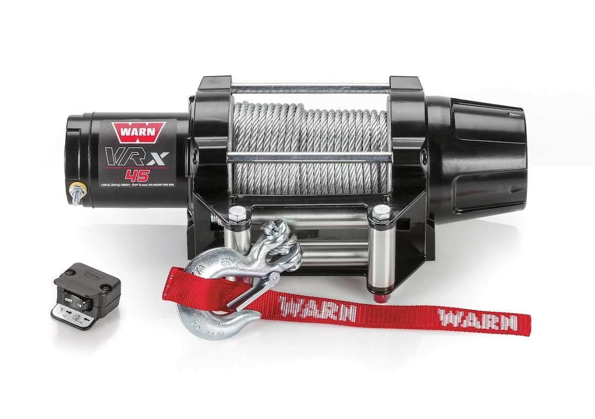 Warn VRX 45 Powersport Winch and Honda Talon Mounting Kit - Rad Parts