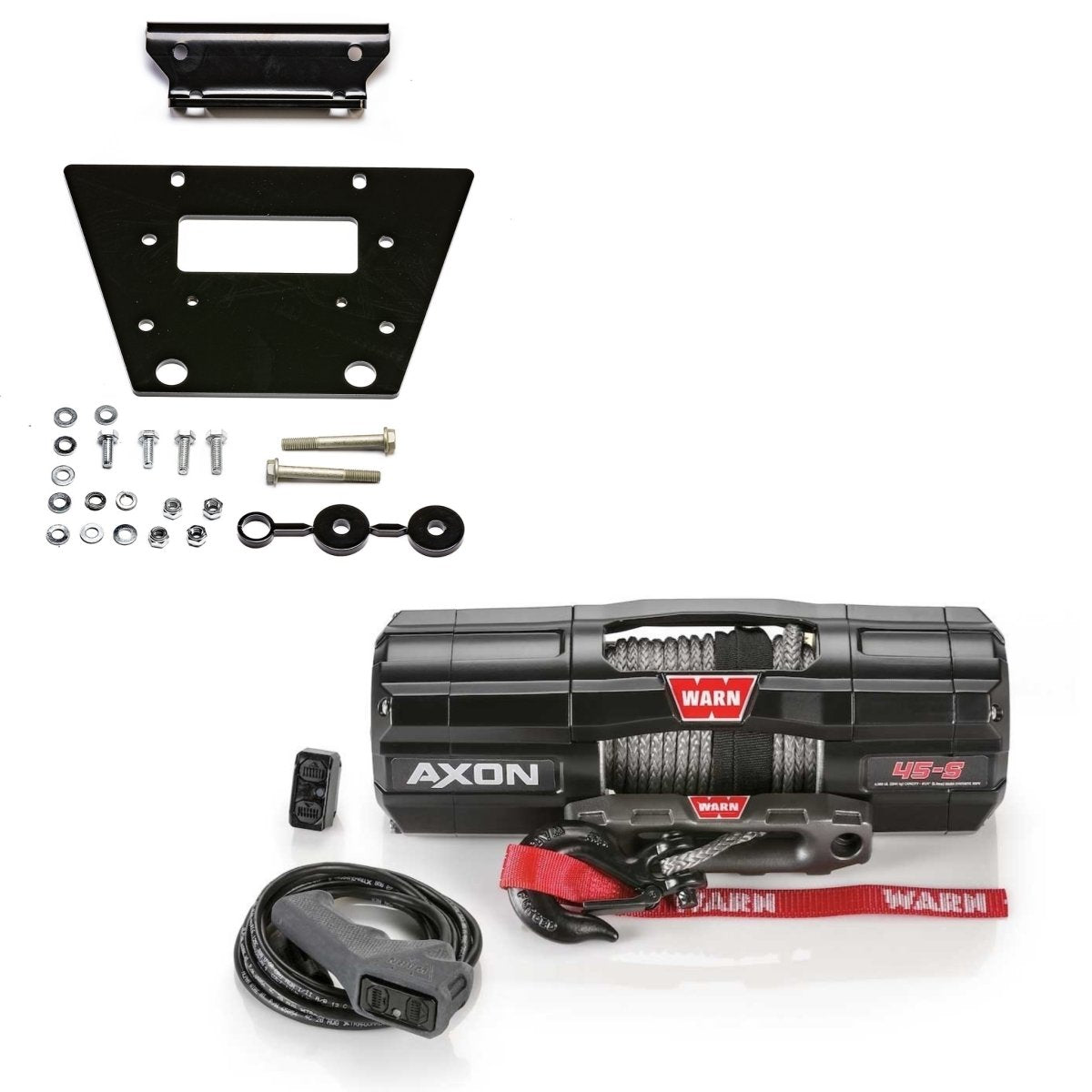 Warn Winch Mount and winch kit KRX 1000 - Rad Parts